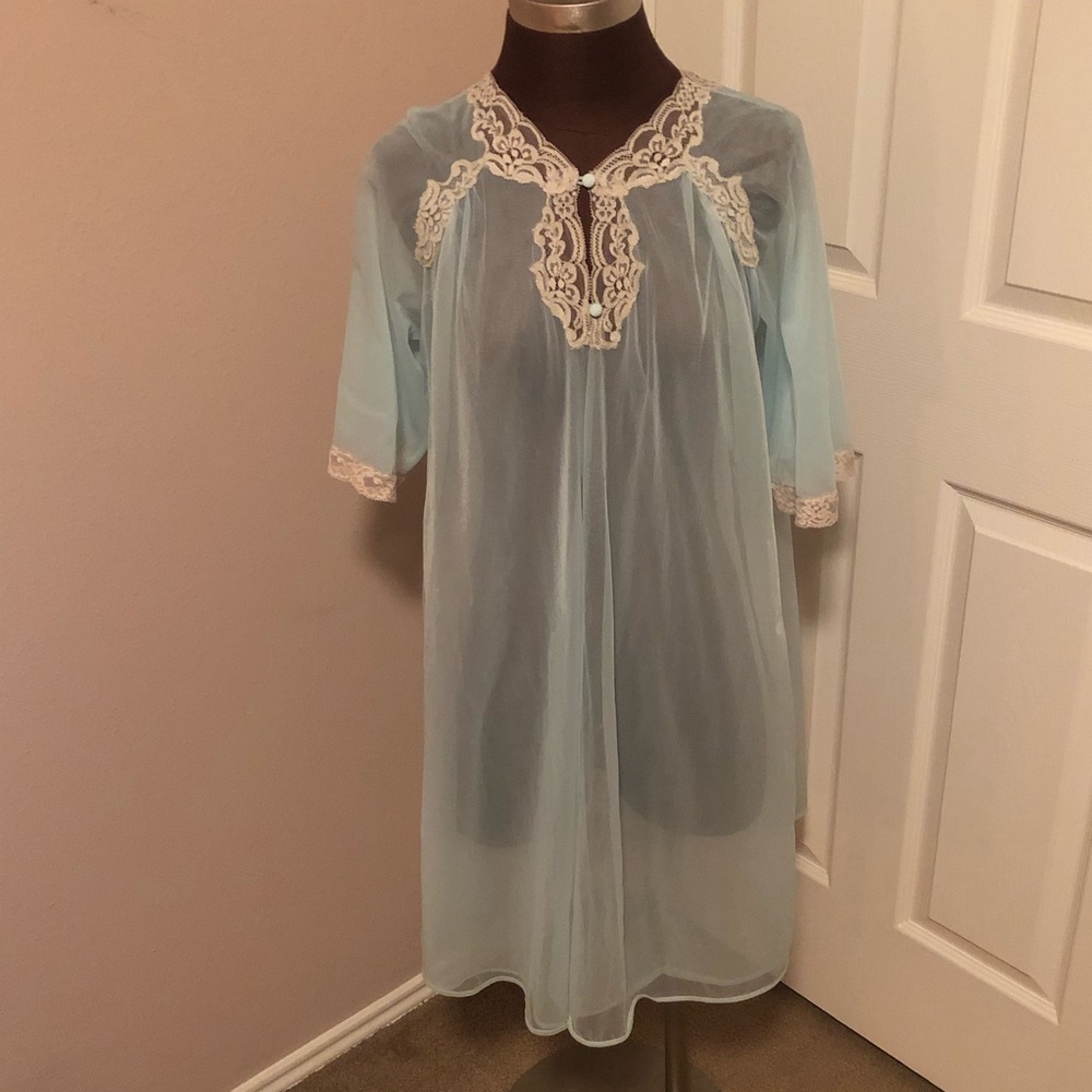 Vintage Kayser Sheer Chiffon Robe